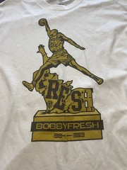Bobby Fresh Jordan 23 Men’s L White TShirt NBA Hip Hop
