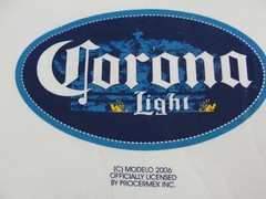 CORONA LIGHT BEER SHORT SLEEVE T-SHIRT GILDAN HEAVY WEIGHT BLEND SZ XL NOS 2006