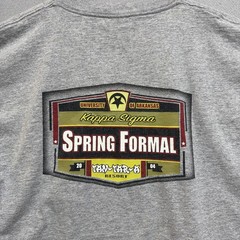Vintage Y2K Kappa Sigma Arkansas Spring Formal T Shirt Size Large