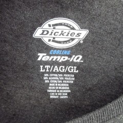 Dickies Men’s Temp-iQ Performance Cooling T-Shirt LT Gray Short Sleeve Tee New