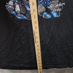 Macross City Anime T-Shirt XXL Robotech Mecha Valkyrie Minmay Graphic Tee Black