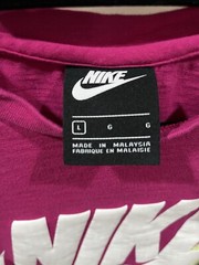Nike Men’s World Tour Glow-In-The-Dark Long Sleeve Shirt Pink Size Large