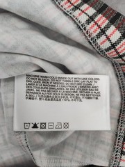 Helmut Lang Logo OS Tee Mini Digital Check Red Men’s Size Large New