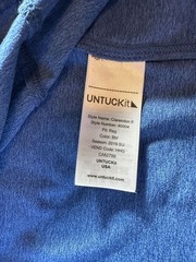 3 Pack-UNTUCKit Short Sleeve Crew Men’s T-Shirt – XXL Charcoal/Lt. Blu/Royal Blu