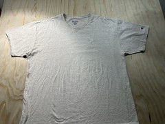 Champion Authentic Athleticwear Mens T Shirt 2XL Gray SS Classic Embroidered