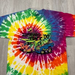 Vintage Spring Back Mount Vernon Ohio Shirt Men’s Large Tie Dye Psychedelic Van