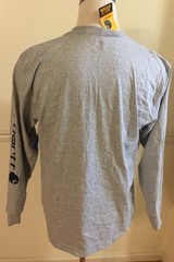 NWT Carhartt Tee T-Shirt Men M Long Sleeve Crewneck Gray K231 HGY L/S TK0231-M