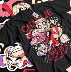 Hazbin Hotel Charlie, Vaggie Fan Hazbin Hotel Movie Gift T-Shirt