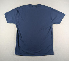 Vintage Hanes Shirt Mens Large Blue USS Pampanito Submarine Graphic Tee Navy