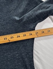 LEVI’S Strauss Henley Mens Sz XXL L/S Shirt Top Blue Thermal