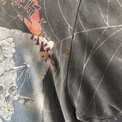 Vintage Faded Metallica Ringmaster AOP Band Tee Size XL RARE Thrashed 90s
