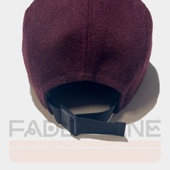 Obey Maroon Wool Blend 5 Panel Cap, One Size Fits All
