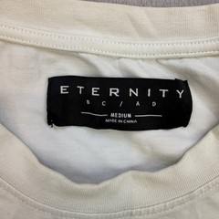 Eternity BC AD T Shirt Mens Medium Cream Cash Rules Money Graphic Streetwear Tee