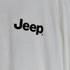 Jedco Mens 2XL Jeep Shirt White Long Sleeve American Flag 4×4 Offroad USA-1 NWT