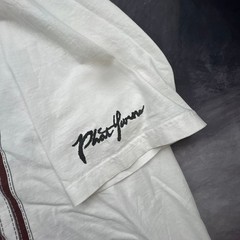 Vintage Phat Farm Graphic T-Shirt Mens XL White Y2K Baggy Streetwear Skater