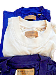 Lot of 4 Tricots St Raphael Mercerized Cotton Crewneck T-Shirts – Medium – NEW
