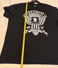 Way to Celebrate Men’s or Unisex 4th of July USA Freedom Eagle Graphic Tee,2XL