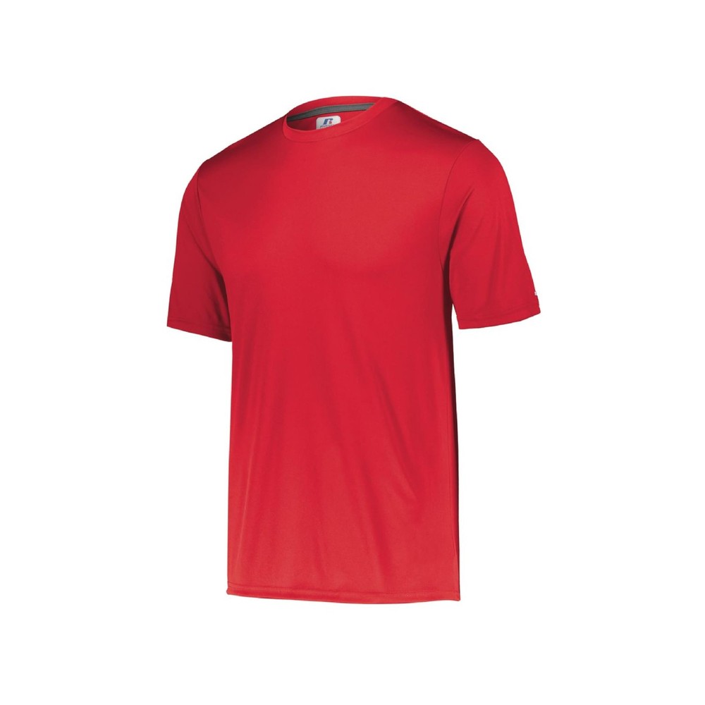 Men’s Short Sleeve Performance T-Shirt, True Red, Medium