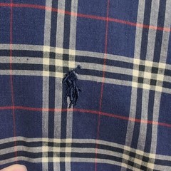 Ralph Lauren 90s BLAKE Check Shirt L Used Stylish Casual For 14Y+ Japan