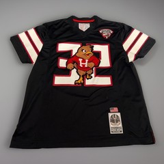 Hustle Gang Block by Block Football Jersey Grid Iron Hawk HG 32 X-LARGE