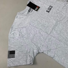 5.11 TACTICAL All Bark All Bite T-Shirt Cotton Polyester 016 Heather Grey Sz M
