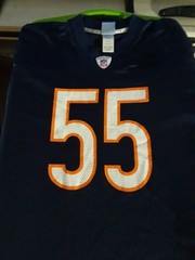 Reebok Chicago Bears Jersey Mens XXL Navy Blue Excellent Lance Briggs 55 NFL