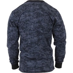 Midnite BLUE Digital Camo LONG SLEEVE T-Shirt US Navy Army USCG USAF Police SWAT