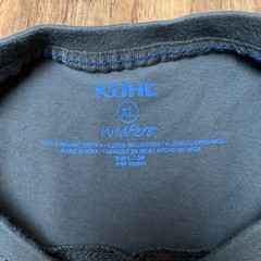 Kuhl T Shirt Mens XL Gray Wildfibre Crewneck Outdoor Short Sleeve Lightweight