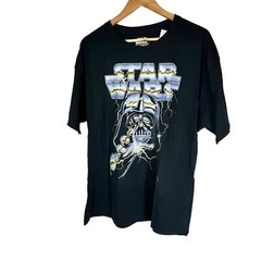 Star Wars Dark Vader Men’s Tee Shirt Mad Engine Size S Color Black 100% Cotton