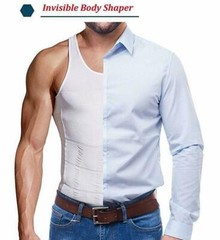 New Men’s Slimming Body Shaper Compression T-Shirt Round Neck Short Sleeve Top