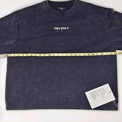 YoungLA #4018 Sample PC Foundation Cropped Tee SZ LG Oversized DRIP Logo Nwst