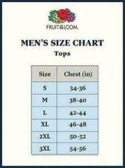 Fruit of the Loom Men’s 6-Pack Stay Tucked V-Neck T-Shirt,White,Large