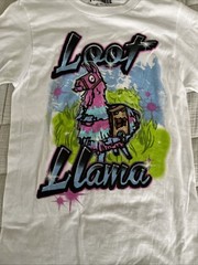 Fortnite Loot Llama Epic Games White Short Sleeve T Shirt Xtra Small