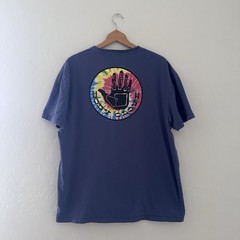 Body Glove BG Navy Tie Dye Graphic Logo Vintage Style Tshirt Shirt XL