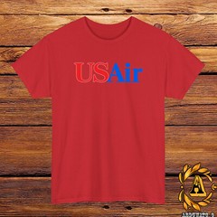 USAir Retro Logo T-Shirt Black/Grey/White/Navy/Red/Light Blue