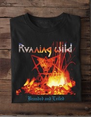 Running Wild Branded And Exiled T-Shirt Short Sleeve Black Men S to 5XL 24D131