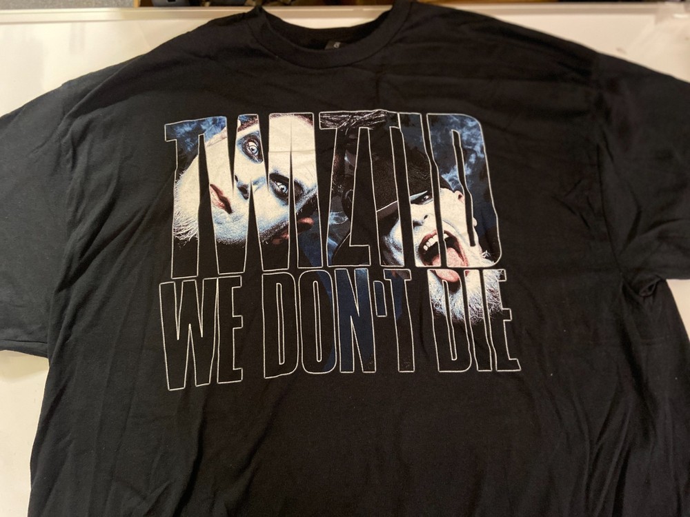 NEW TWIZTID WE DONT DIE SHIRT SIZE 3XLARGE BLACK 3XL