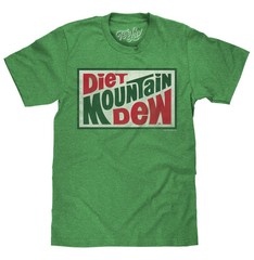 Diet Mountain Dew Mens T Shirt Kelly Green