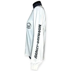 Harley Davidson New Orleans Louisiana White Long Sleeve Shirt Men’s Size Large