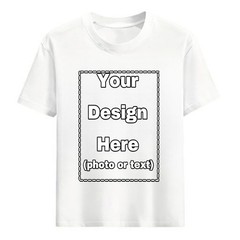 Custom Adult T-Shirt – Front & Back Print with Your Image – Personalized Design