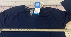Dickies Women’s Raglan Sleeve Cooling Temp-iQ Performance Shirt Navy XXL Blue