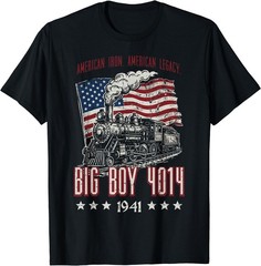 Big Boy 4014 American Steam Train Vintage Men Women T-Shirt