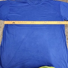 Sada Men T Shirt 5XL Blue Color Work Wear Small Stain
