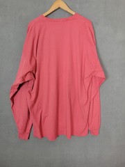 Hanes ComfortWash Garment Dyed Long Sleeve T-Shirt Front Pocket 3XL