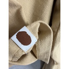 A Bathing Ape BAPE Baby Milo Tan Beige Graphic T-Shirt XL 002TEJ801002M