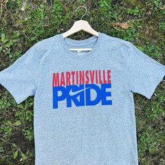 Nike Martinsville Pride USA College Graphic T Shirt Marl Grey (S)