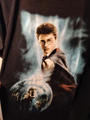 Vintage 2005 Harry Potter Order Of The Phoenix Movie Promo Shirt M Voldemort