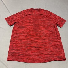Nike Tech Knit Chest Pocket T-Shirt University Red Black Mens Size 2XL