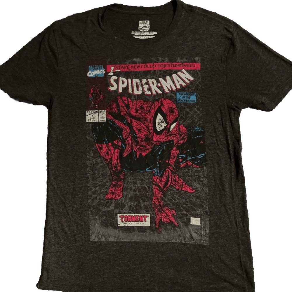 Marvel Spider-Man Shirt Comic “Torment” Size M Collector’s Item Issue Tee LN