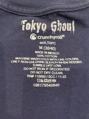 Tokyo Ghoul Crunchy Roll Graphic Print Navy Blue Red T Shirt Mens Size M (38/40)